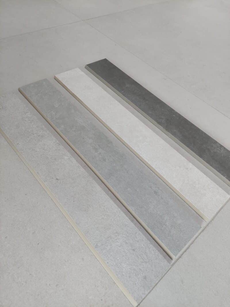 Geotiles Ground Sokkelfliser 9x60 cm – Matchende farver til Ground fliser (Perla, Gris, Marengo, Arena) - Billede 4