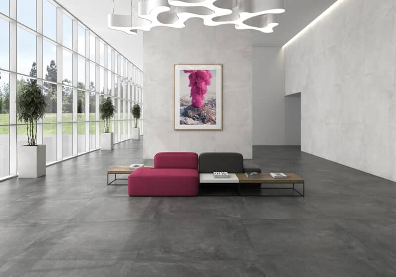 Geotiles Ground Perla – Lys Grå Betonlook Fliser (5 formater) - Billede 4