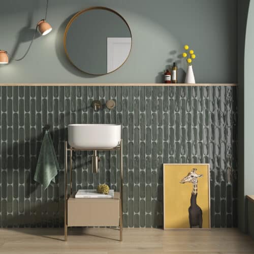MATERIKA Vægfliser 5x25 cm – RECTO & ROUNDED
