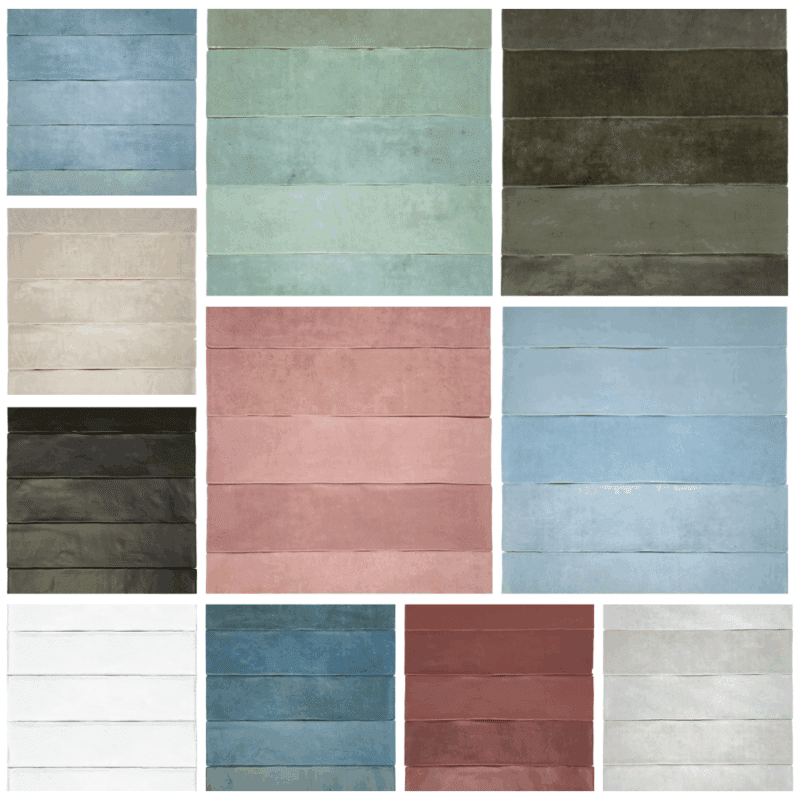 Revoir Paris ATELIER WALL mat vægflise 25x6,2 cm – 11 farver