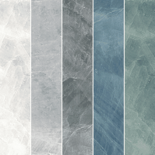 Frozen Marble Look – Diamond Finish keramiske fliser 60x120 cm – 5 farver