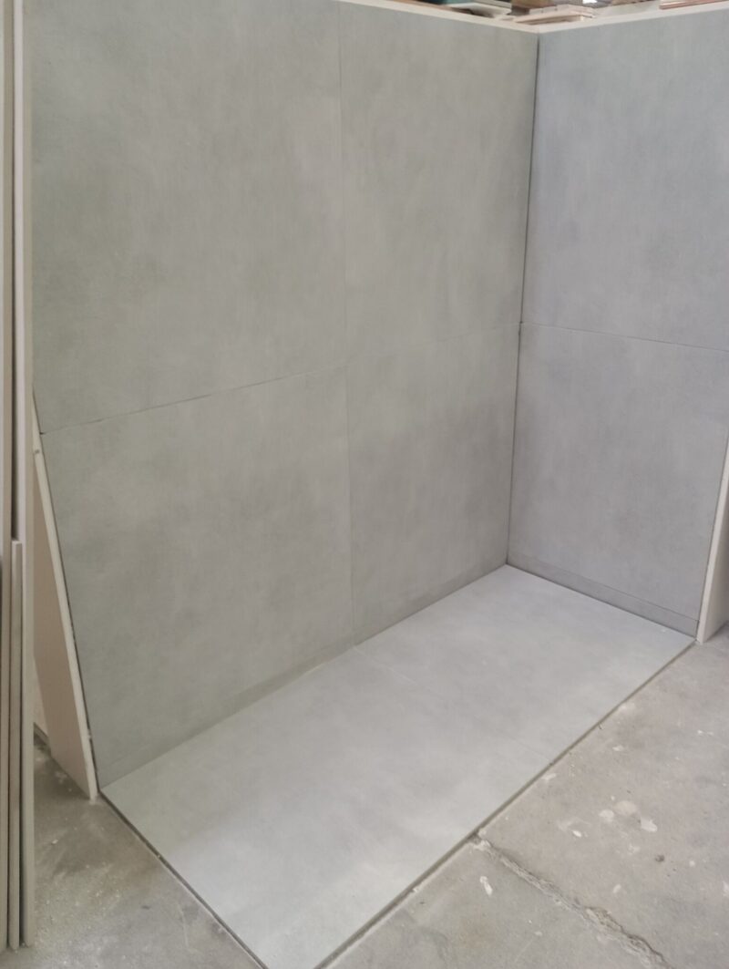 Cemento – Gris - Retskåret betonflise 60×60 cm, mat betonlook - Billede 7