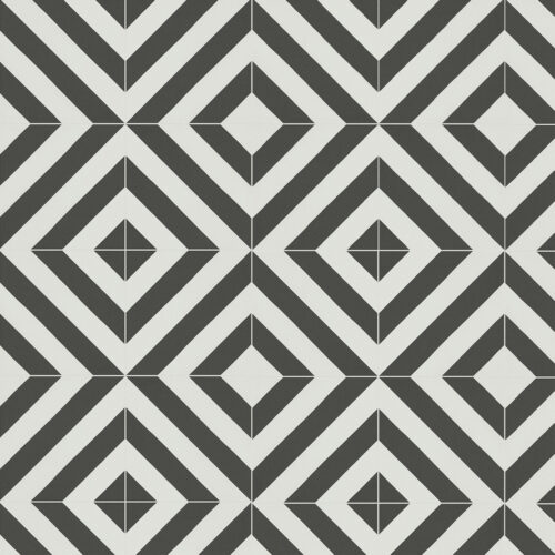 ELVIK BLACK & WHITE Laminatgulv – Retro og Elegant