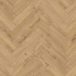 Nærbillede af Real Groove-fuger på Sundance Oak laminat
